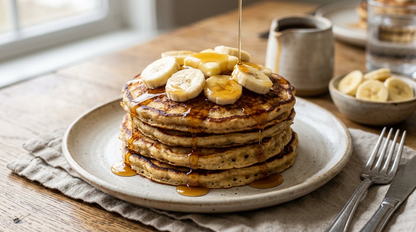3-Ingredient Banana Pancakes