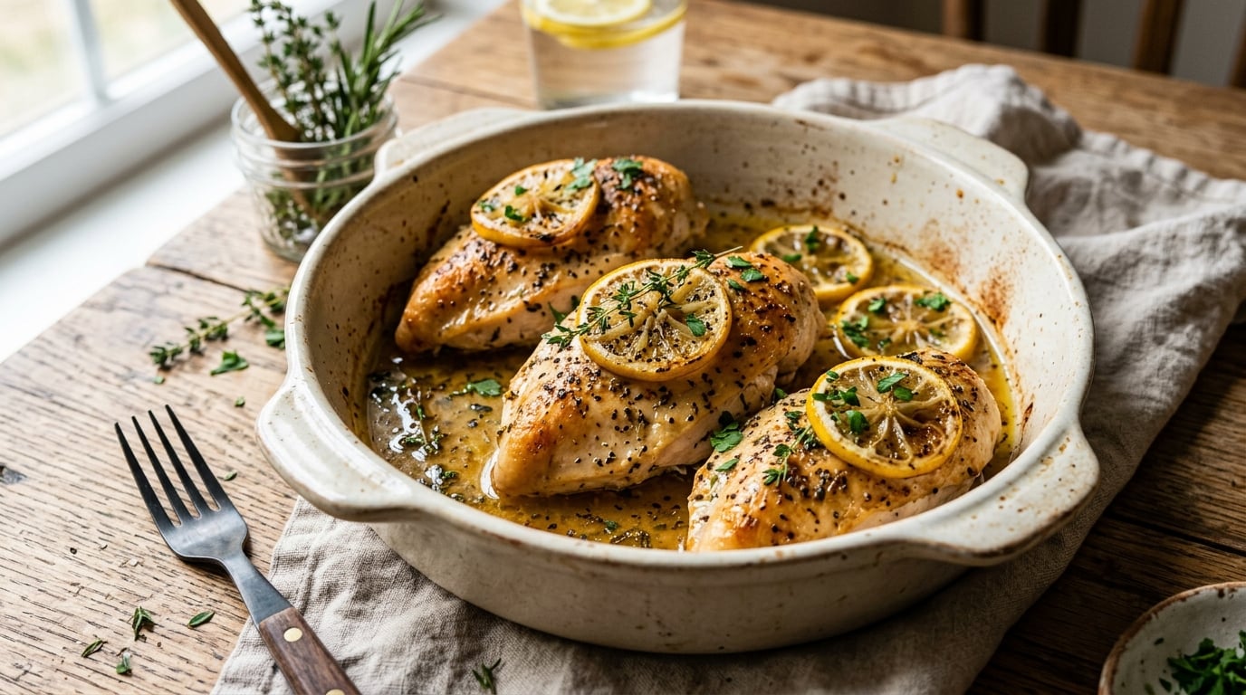 Baked Lemon Pepper Chicken