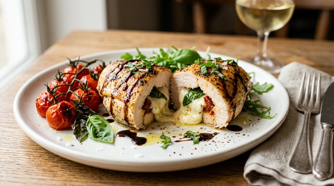 Caprese Stuffed Chicken