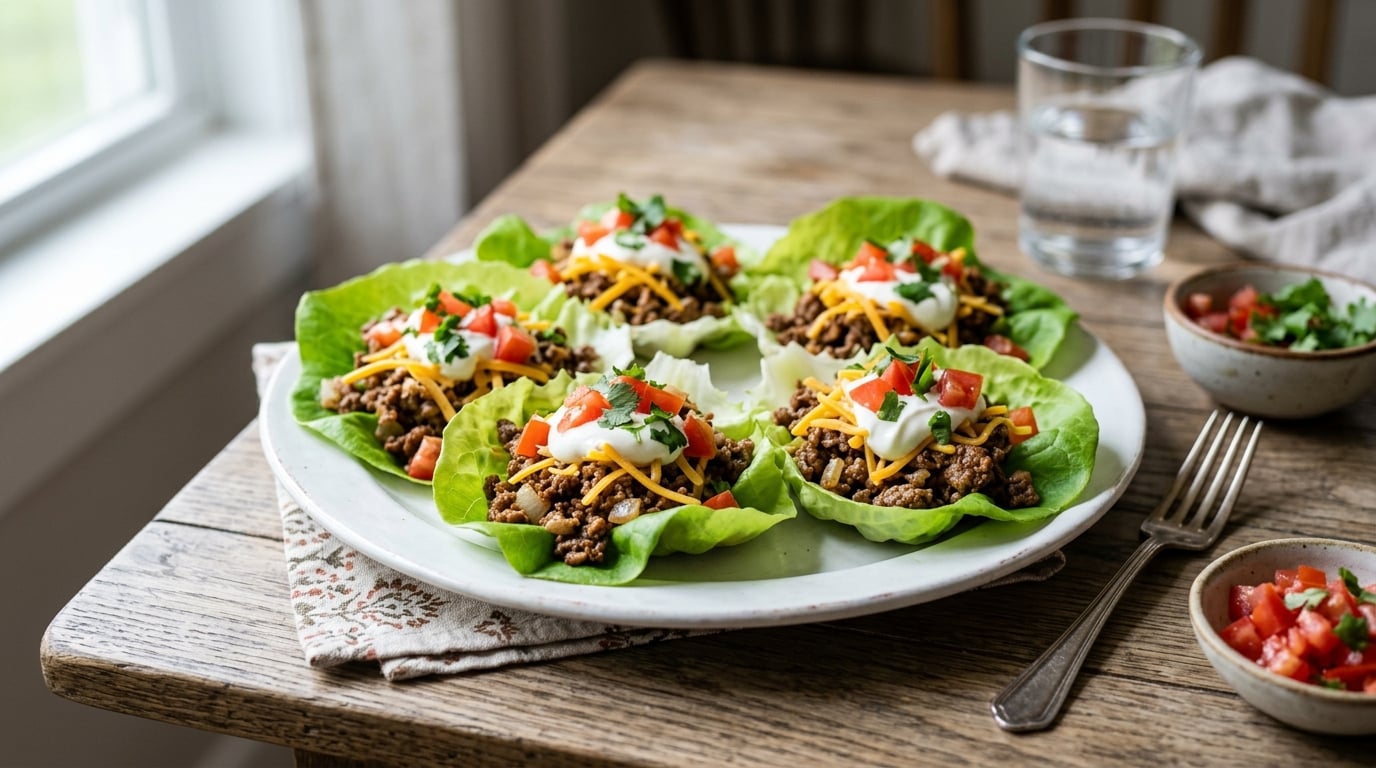 Keto Taco Lettuce Cups