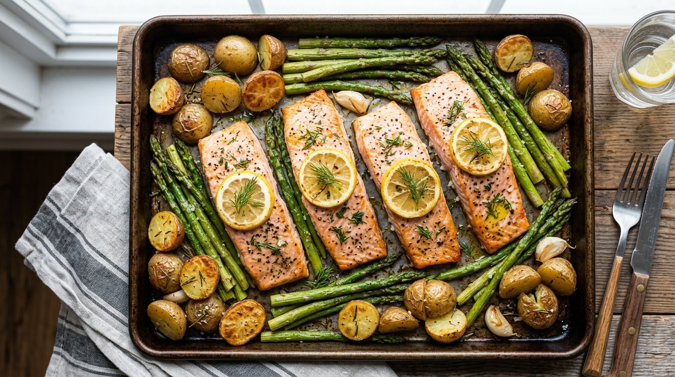 One-Pan Lemon Herb Salmon